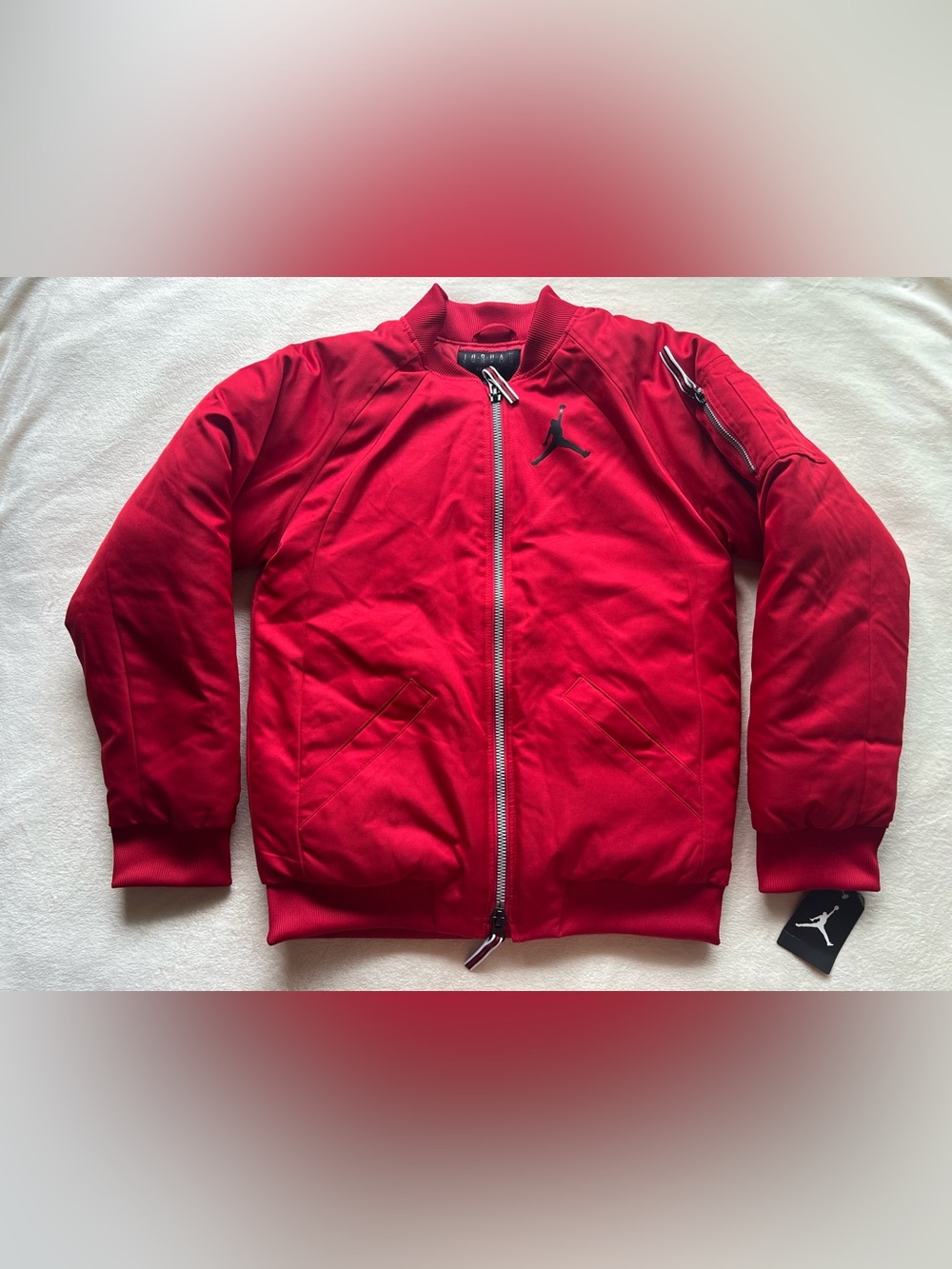 Air Jordan Red Bomber Jacket NWT